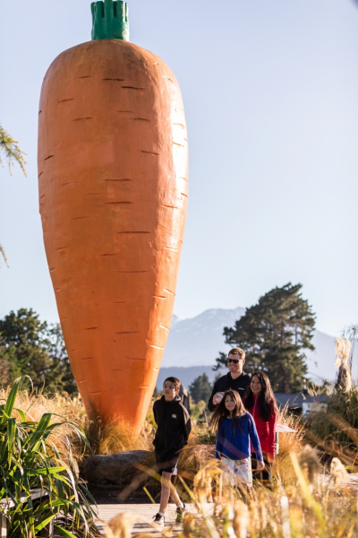 iFLY Queenstown | giant carrot statue made out of fiberglass